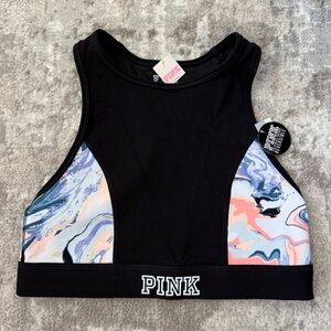 PINK Victoria’s Secret Black Reversible Sports Bra